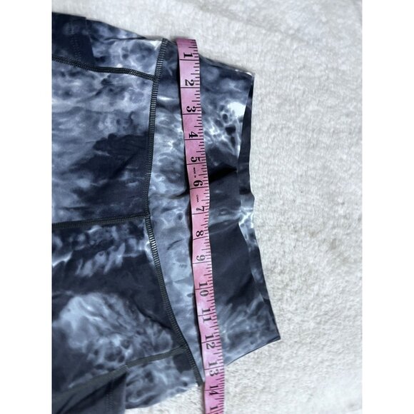 Zyia black white tied dye leggings women size 6-8 - Picture 5 of 7